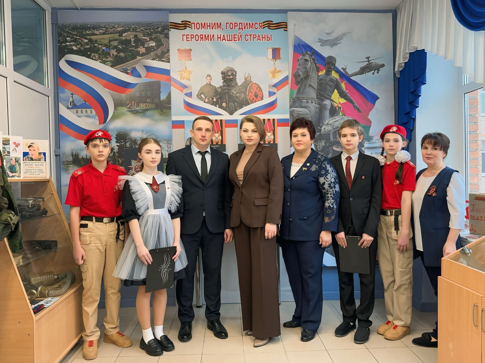 Памятная акция в честь героев, погибших в ходе специальной военной операции