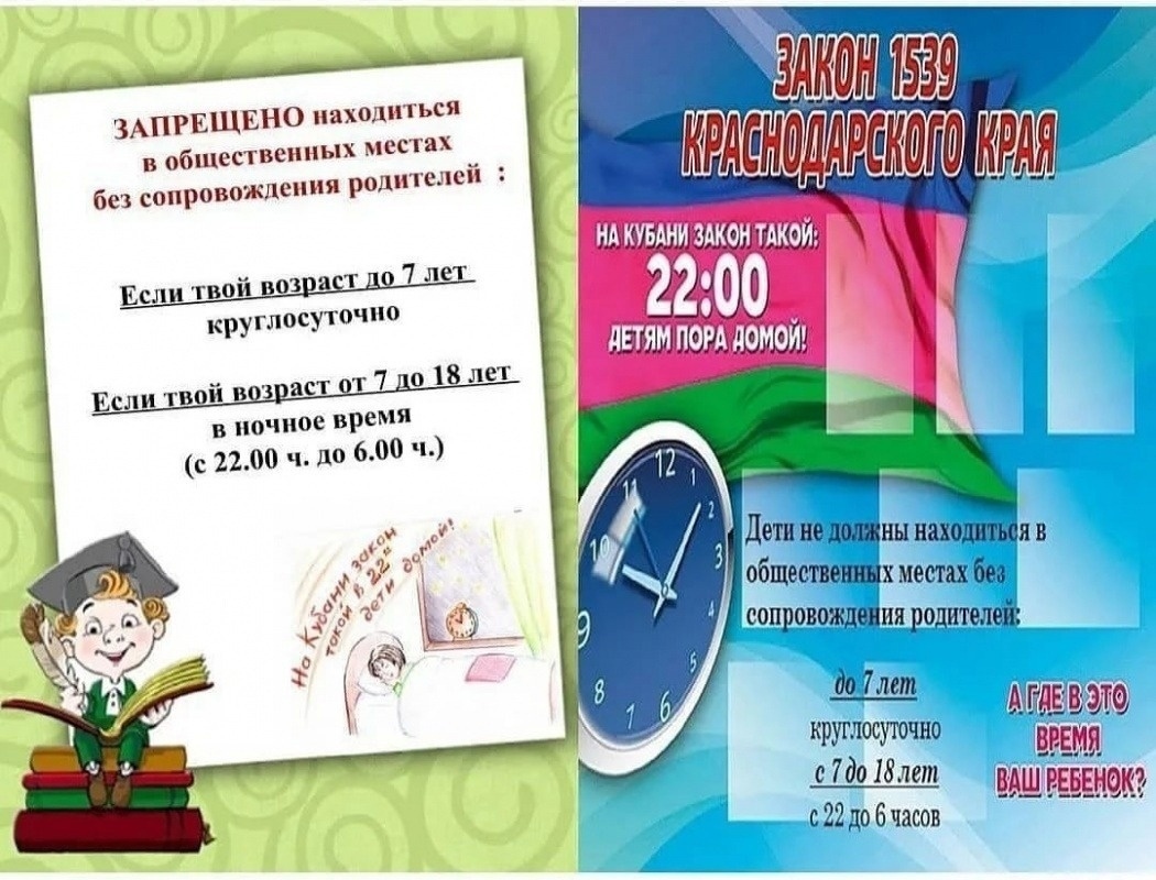 Закон «О мерах по профилактике безнадзорности и правонарушений несовершеннолетних в Краснодарском крае»