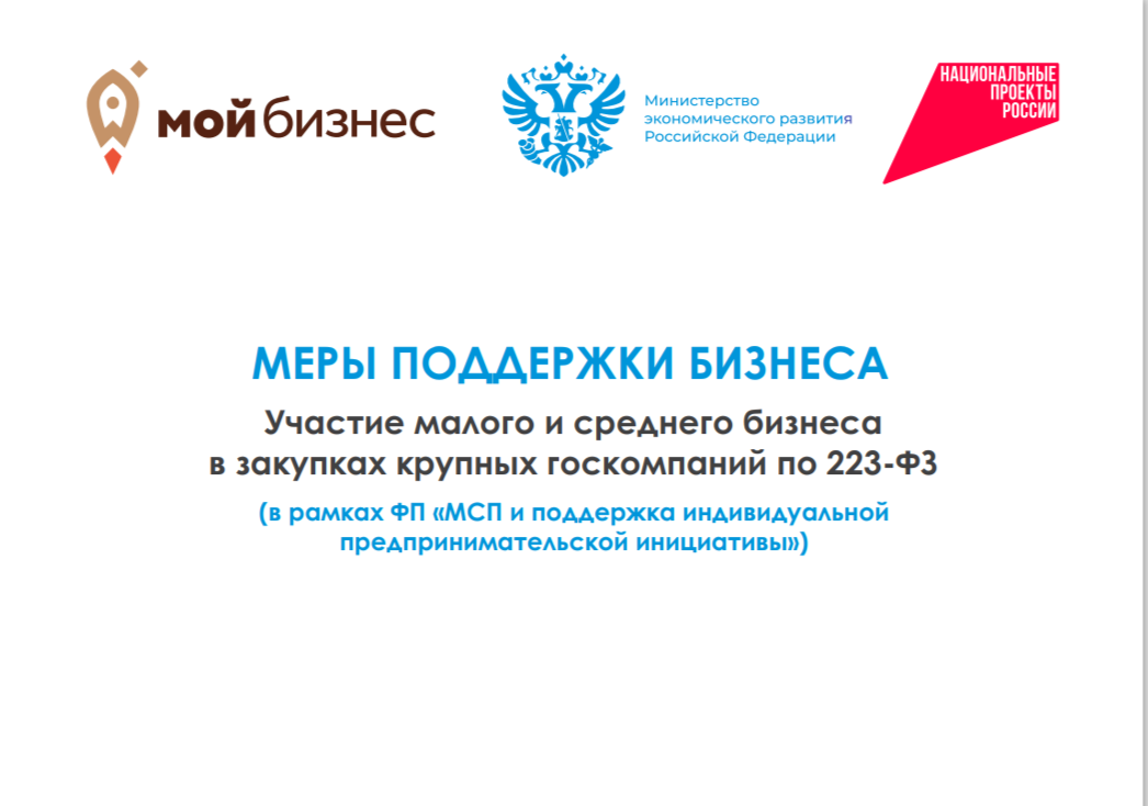 Меры поддержки бизнеса