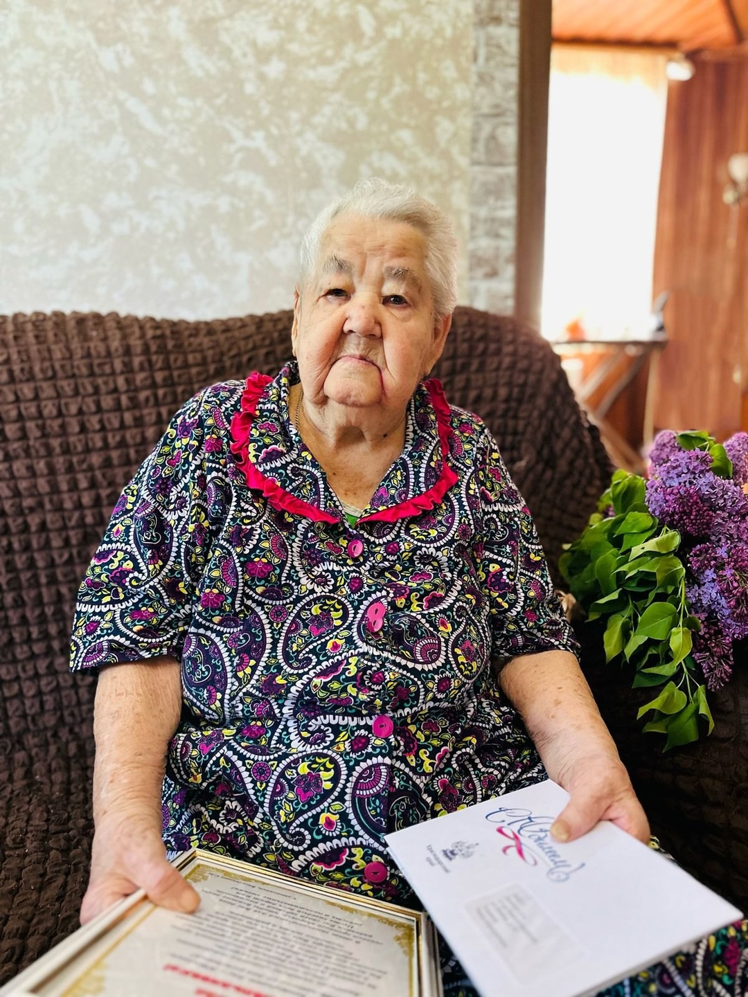 Сегодня 100-летний юбилей отмечает труженик тыла Ткаченко Раиса Емельяновна.