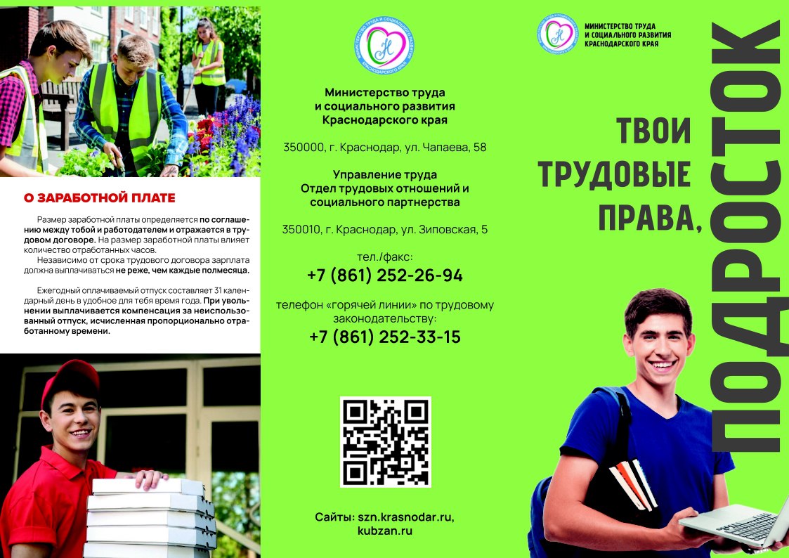Твои трудовые права, подросток