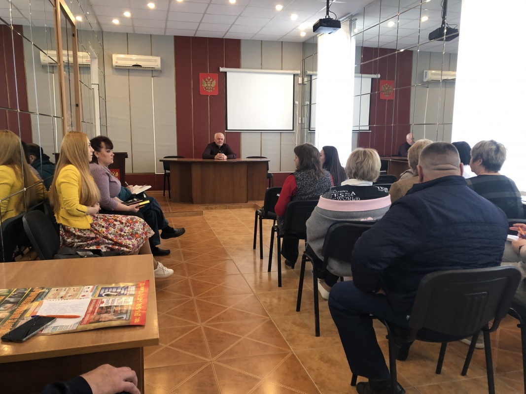 Заседание оперативного штаба Новотитаровского сельского поселения