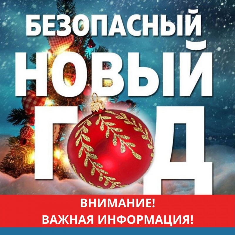 Правила пожарной безопасности во время празднования Нового года